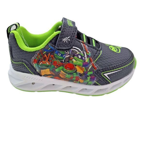 TMNT Teenage Mutant‎ Ninja Turtles Boys Sneakers Toddlers Size 7 Light-up Shoes - Picture 11 of 16